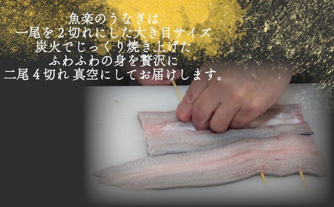 【おいしい訳あり！】うなぎのかば焼き うなぎの蒲焼（半カット）2尾　380g以上　JK001