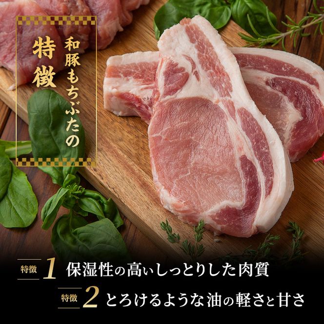 もちぶた 3種 食べ比べ ハンバーグ 140g 唐揚げ 250g  味噌漬け