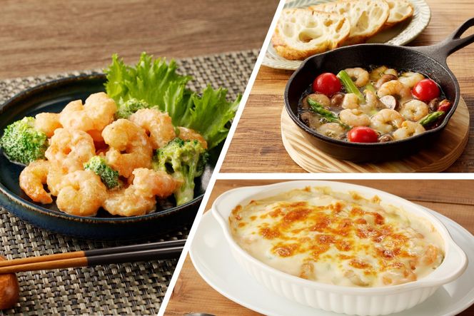 【L6-002】飯塚市人気の魚介類詰合せ 牡蠣・むき海老【12ヵ月定期便】