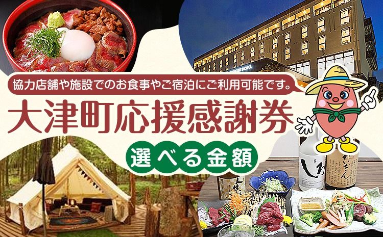 大津町 応援感謝券 選べる 3000円 5000円 10000円 15000円 20000円 30000円 観光協会[30日以内に出荷予定(土日祝除く)]熊本県 大津町 飲食店 宿泊施設---iso_knkknsy_30d_r7_13000_3i---