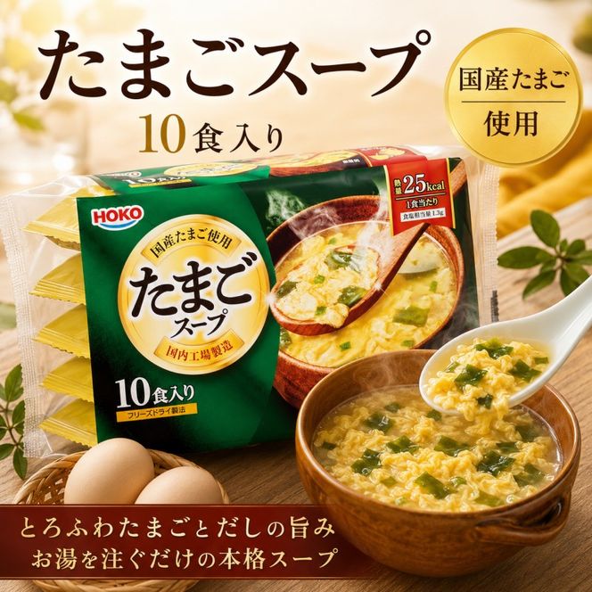 スープ 2種のスープ (オニオン・たまご) 各40食 計80食 フリーズドライ