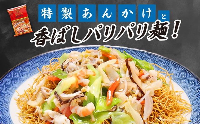 長崎ちゃんぽん 皿うどん セット 6食 (ちゃんぽん4食、皿うどん2食) / チャンポン麺 皿ウドン 乾麺 / 南島原市 / 狩野食品 [SDE003]