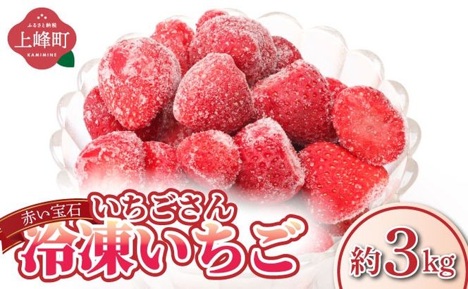 ◆赤い宝石◆いちごさん 冷凍いちご 3kg（500g×6袋）