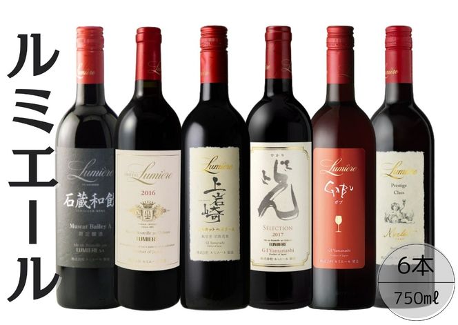 ルミエール おすすめ赤ワイン6本セット 167-133