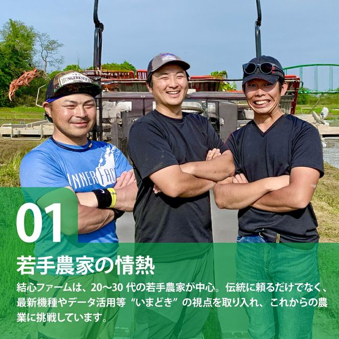 【5kg×5回 計25kg】 米 宮城県産 つや姫　定期便 《 令和7年産 新米 》 ブランド米 白米 精米 ご飯 ごはん コメ こめ お米 小分け 家庭用 結心ファーム [ 宮城県 加美町 ]  | yu-th05-t5-r7