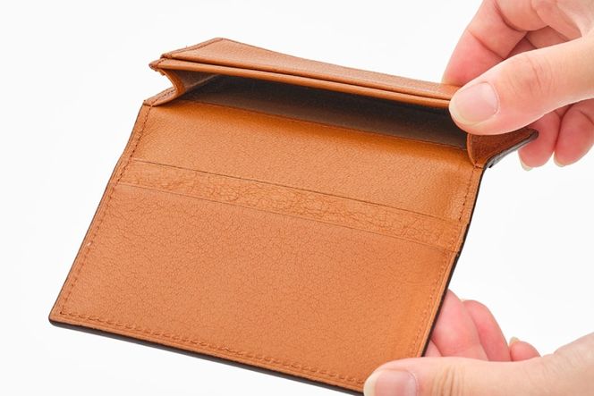 SOMES 名刺入れ (ブラウン) WF-25 [ソメスサドル 北海道 砂川市 12260676-b] ソメス カードケース カード メンズ レディース 本革 革 革製品 レザー シンプル