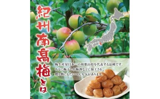 紀州南高梅　木箱入り　南紀老梅【ハチミツ入】 塩分10%（1kg）なかやまさんちの梅干 / うめ ウメ 長寿 祝 梅干し【nky012-10k】