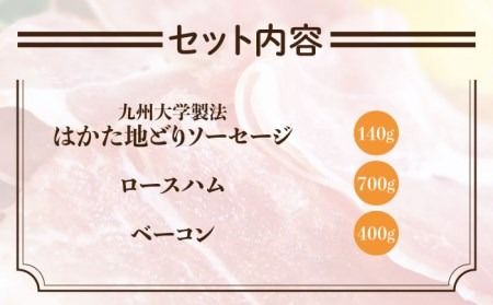 ＼DLG金賞受賞！／糸島の陽光 ハム 5種 セット 3 《糸島》 【志摩スモークハウス】ハム ソーセージ 食べ比べ [AOA003]