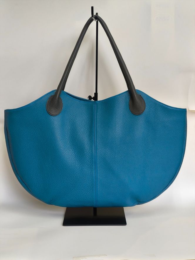 「鞄工房　香」鳥の二色トートバッグ （横型） FAA7066