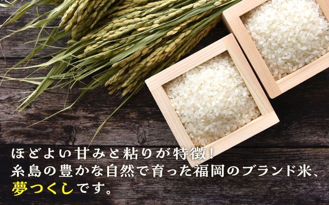 【年内発送】【令和7年産新米】糸島産 夢つくし 20kg 糸島市 / 三島商店[AIM074] 米 お米 ご飯 白米 夢つくし ゆめつくし 九州 福岡