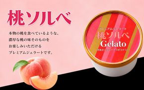 プレミアムジェラート／桃 ももソルベ 12個セット／ジェラート シャーベット アイスクリーム 100ml ／ゆあさジェラートラボラトリー【sgtb700-10】
