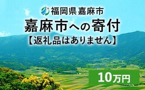 【ふるさと納税】嘉麻市への寄付 10万円（返礼品はありません）