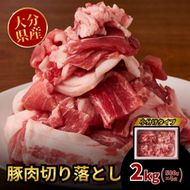 【豚肉／豚肉スピード発送】豚肉切り落とし 2kg（500g×4袋） | 豚肉 豚肉小分 豚肉切落 豚肉カレー 豚肉炒 豚肉炒飯 豚肉料理 ぶたにく ブタニク 小分け 使いやすい 豚 切り落し 豊後高田市
