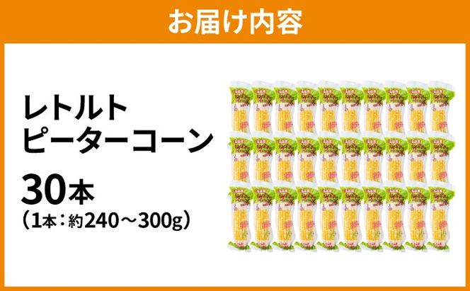 ＜先行予約＞レトルトピーターコーン 30本セット【crd-008】