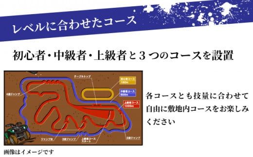 N.O.P登別オフロードパーク スノーモービル 約30分利用券（チャレンジコース）