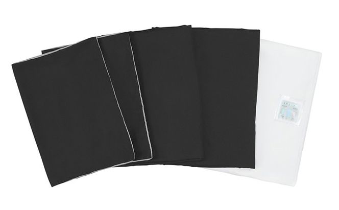 ふっくら布団 9点セット【S(シングル)サイズ】KFS-F9S ブラック アイリスオーヤマ 寝具 掛け布団 枕 毛布 