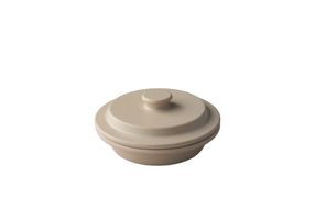 PETARI Shallow Pot 18cm Igneous Rock（ベージュ）G.M.P 【 グッドデザイン賞受賞 陶器製 万能調理土鍋 鍋 土鍋 平鍋 浅鍋 電子レンジ可 キッチン雑貨 新生活 ギフト プレゼント 三重県 四日市市】 -[G631-4] 