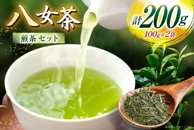 お茶 八女茶 煎茶 100g×2 セット [木村食品 福岡県 宇美町 um40beg040045] お茶の葉 茶 お茶の葉 茶葉 お茶っぱ
