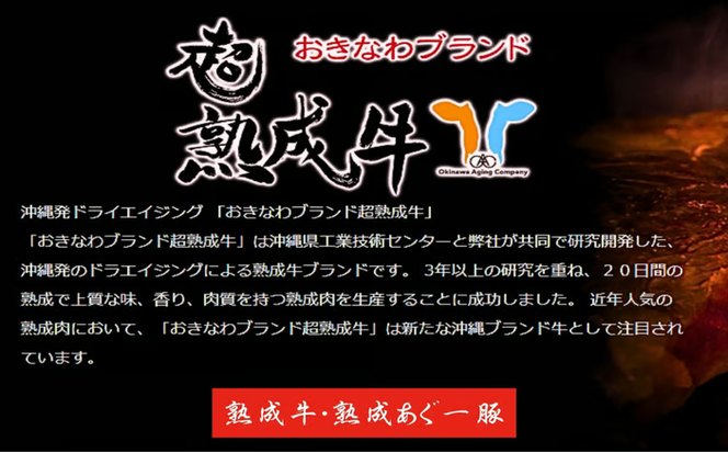 おきなわブランド【超熟成牛】&琉球在来【アグー豚】セット