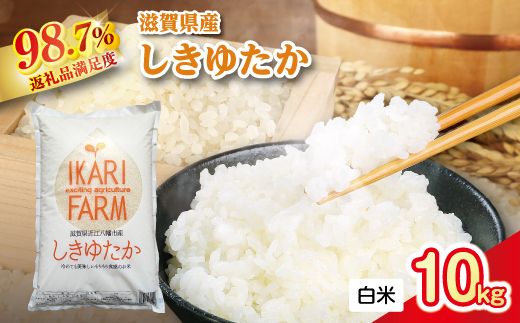 【新米】令和8年産　すっごいもちもち 「しきゆたか」 白米【10kg(5kg×2袋)】【C004W2】（滋賀県　近江八幡市）