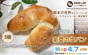1174.【山塩香る人気パン】氣愛の塩パン 5個 313726_BD055