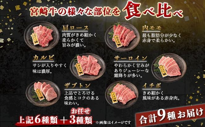 宮崎牛焼肉食べ比べ9種盛_32-3101