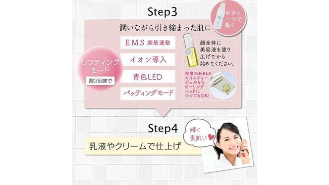 【ギフト対応可】超音波 ウォーターピーリング 【 NEW 美ルル アクアルファ 】 グロッシィホワイト 美顔器専用 美ルル ｂ2 モイスチャージェル(50g) 付 EMS 美顔器 クレンジング 美容 イオン 振動 エステ ウォーターピーリング パッティング LED 美容家電 自宅エステ 自宅ケア ［DD24-NT］