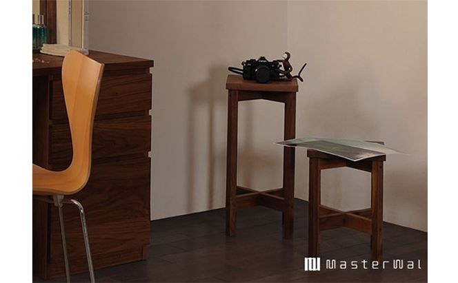 マスターウォール ポルトハイ スツール 家具 インテリア ウォールナット 送料無料 収納 イス チェア 