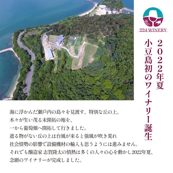 島醸造 シャルドネ 2024 750ml 小豆島醸造 白ワイン 日本ワイン 化粧箱入り お酒 酒 ワイン 熟成 贈り物 ギフト 国産 香川 香川県 土庄 土庄町