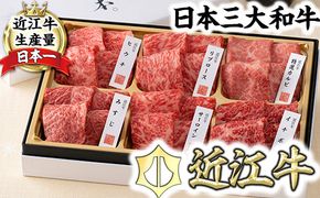 【カネ吉山本】近江牛【極】定番・焼肉6種盛り合わせ【Y147W1】（国産牛　和牛　ブランド牛　ブランド和牛　黒毛和牛　牛肉　肉　高級　人気　おすすめ　神戸牛　松阪牛 に並ぶ 日本三大和牛 近江牛）