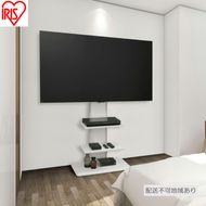 テレビ台 スタンドテレビ台 UTS-700R-OW オフホワイト テレビスタンド ハイタイプ おしゃれ アイリスオーヤマ テレビ台 壁掛け風 テレビ台 木目調 テレビボード スタンドテレビ台 省スペース スリム 高さ調節 自立 新生活 65型 65インチ