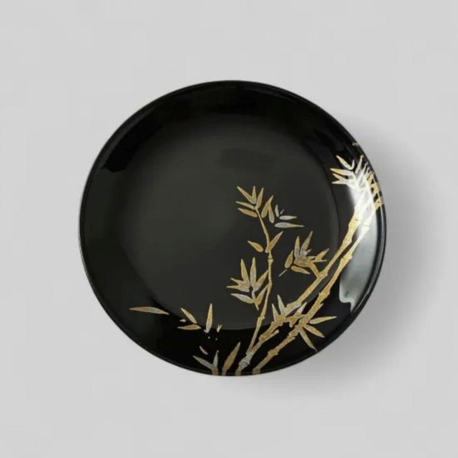 丸小皿 竹 漆黒 ［NF259］ 303446_CU90095VC02