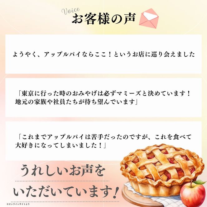 アップルパイ大ホール（20cm）山ノ内町 スイーツ お取り寄せ
