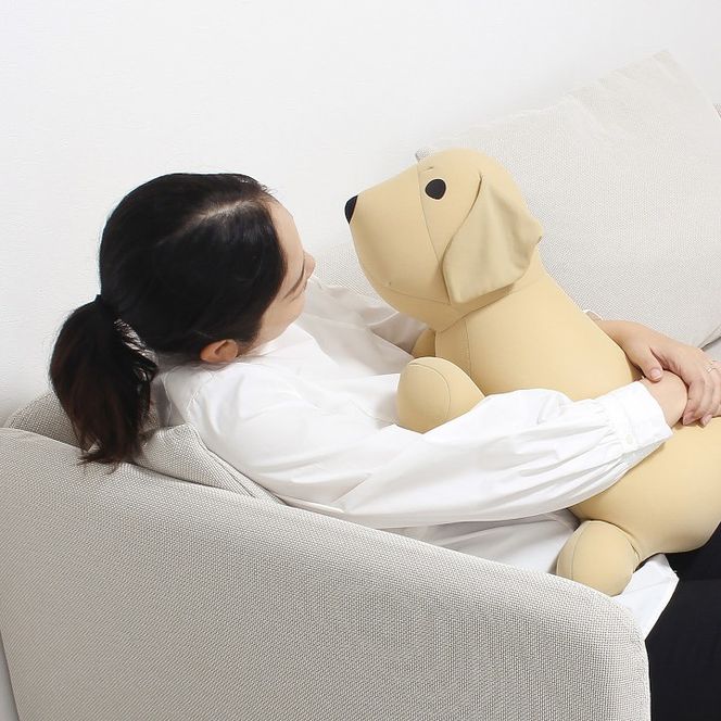 MOGU おすわりラブラ キャメル