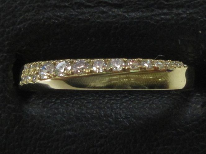 K18YG H&Cダイヤ0.16ct リング SWCB001