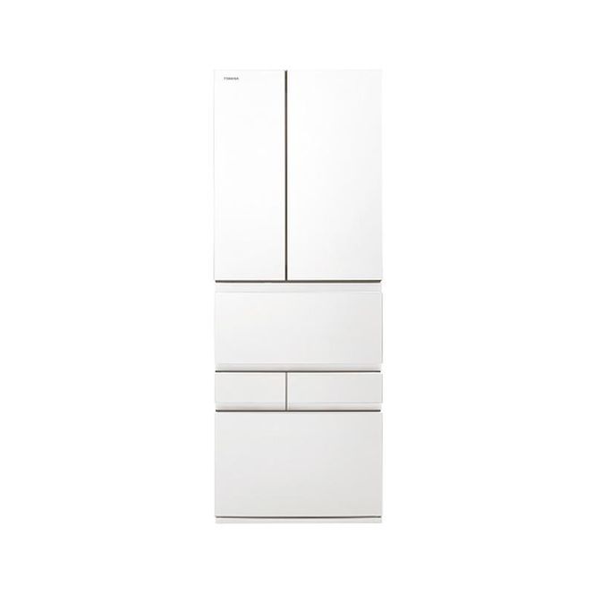 東芝 冷蔵庫【標準設置費込み】 595L 6ドア 両開き 冷凍冷蔵庫 GR-A600XFS(TW) 【kw0240-0559-1】