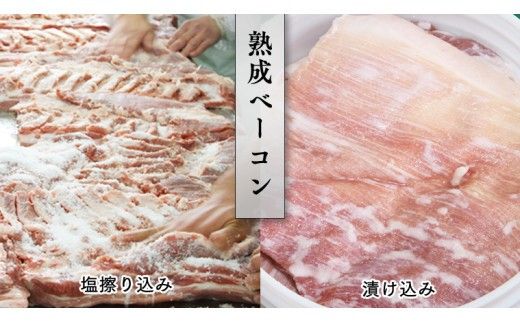 【 6ヶ月 定期便 】 燻製職人 風實 の 筑西ハム セット ( ロースハム ベーコン ) 茨城県 銘柄豚 キングポーク ブランド豚 豚肉 肉 お肉 ハム [AJ040ci]