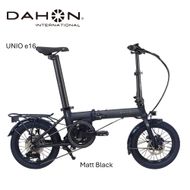 DAHON International Folding E-Bike Unio e16　Matt Black【四日市市 で人気の返礼品 武田産業 折り畳み自転車 電動アシスト 自転車 折りたたみ自転車 折りたたみ式自転車 三重県 四日市市ふるさと納税】
