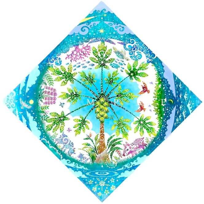 yꌧszmCXg[Vn ^VV wppC̉ / The Garden of Papayax zLTCY CeA G A[g   s / yogima office[BCAI005]