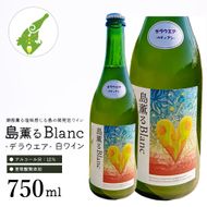島薫るBlanc 2025 -デラウエアペティアン-　750ml 微発泡白ワイン 酸化防止剤無添加　白ワイン