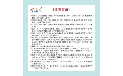 北海道函館市　日本旅行　地域限定旅行クーポン90,000円分_HD131-004