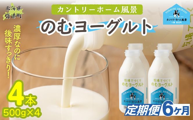 【定期6ヶ月】のむヨーグルト 500g ×4 SKB045