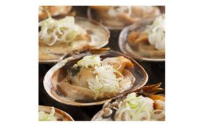 三河湾の大アサリ11～13切(約1kg)活きたままCAS冷凍・下処理済・海鮮BBQに!