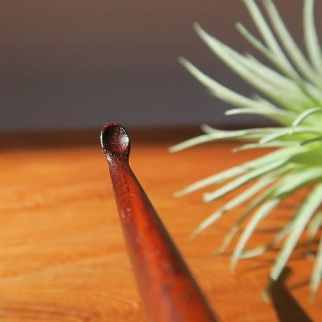 木製耳かき 紫檀（シタン）材 ［195S25］ 紫檀 シタン材 木製 耳かき 安定 グリップ感 優しい形状 体に優しい スプーン形状 刺激を軽減 肌触り 防虫 防腐 耐朽性 愛知県 小牧市 送料無料