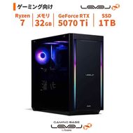 パソコン工房 4年間物損保証 ミドルタワーゲーミングPC Ryzen 7/5070 Ti/No.371 322032_EE104