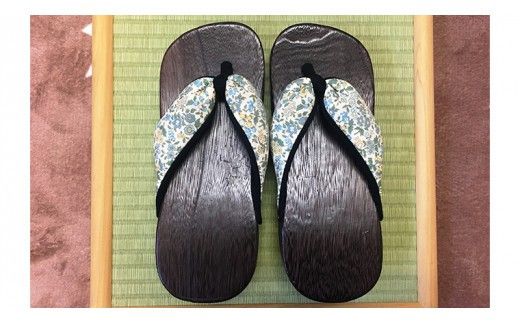 【 桐下駄 】 GETA サンダル 時代焼き ( 男性用 ) 下駄 げた ゲタ 履物 靴 くつ [BL017ci]