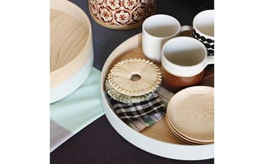 〈畑漆器店〉BORDER TRAY B smokegreen トレイ1枚【高島屋選定品】 おぼん トレー F6P-3250