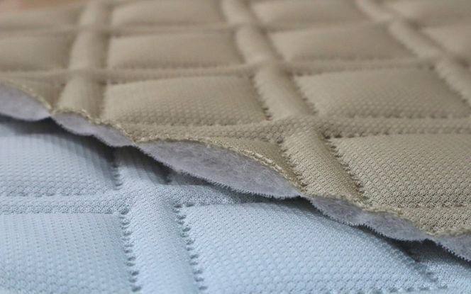 ～空気の流れで快眠を作るマット～　グレイシーマット　シングルサイズ　ハードタイプ【グレイッシュシルバー】【pnhr0003-2】