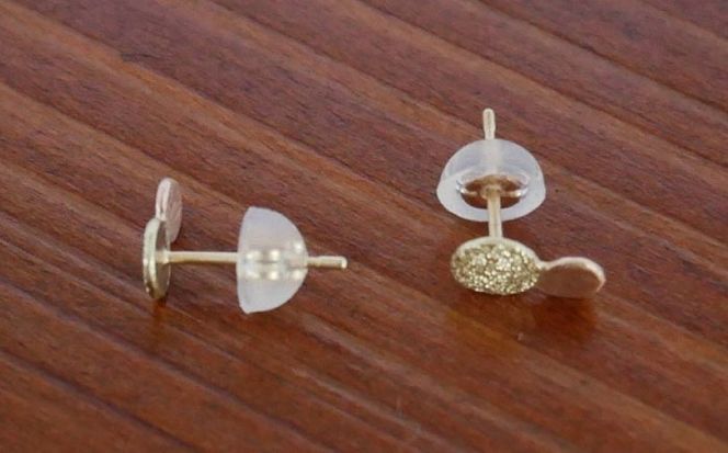 K18 まる ピアス ダイヤタガネ 糸島市 / Chloroplast / クロロプラスト ジュエリー[ALF013] アクセサリー ジュエリー K18 ピアス ゴールド 手作り ハンドメイド