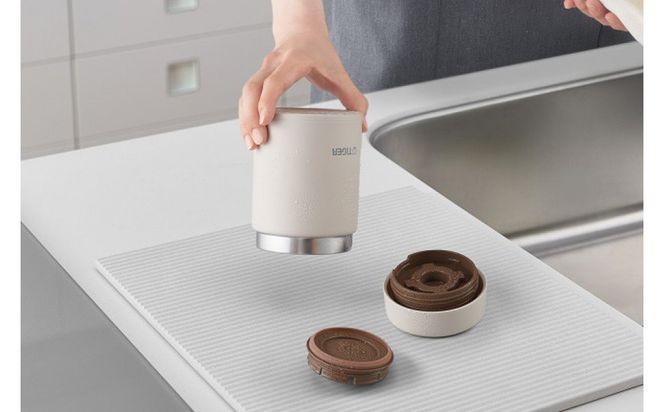 2025年度新製品  タイガー魔法瓶　真空断熱フードジャー らくらくキャップ 広口 MKL-W050 クラウドブルー AL 500mL 大阪府門真市 272230_AZ098VC03